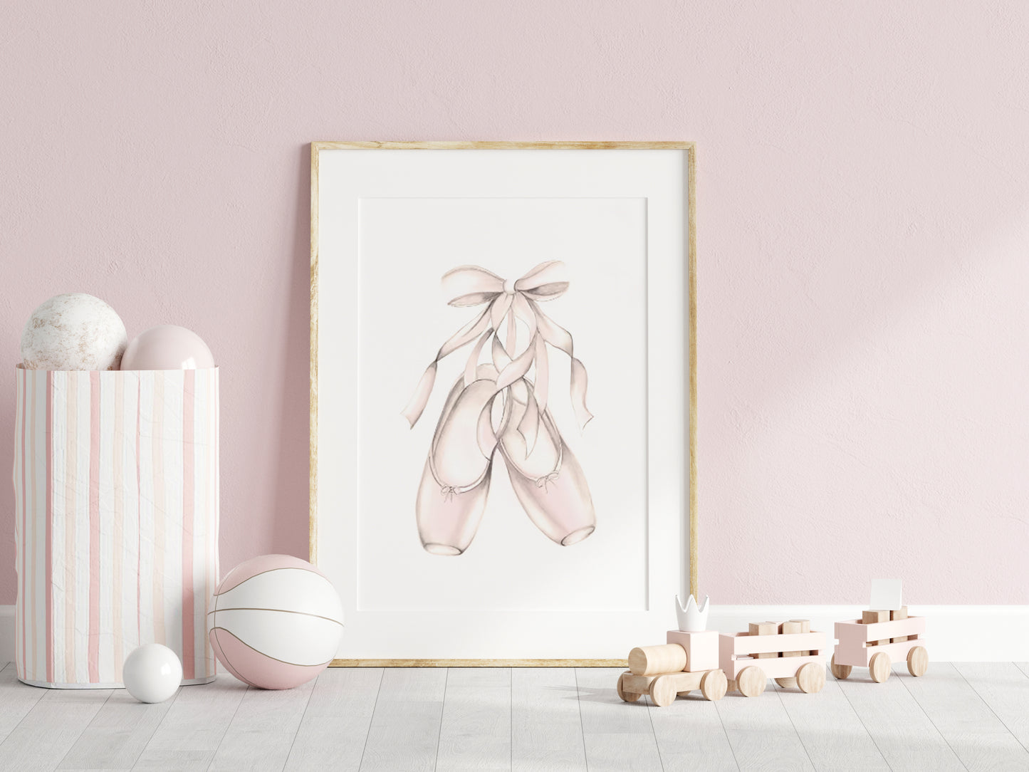 Ballet Shoes Print - Studio Q - Art by Nicky Quartermaine Scott