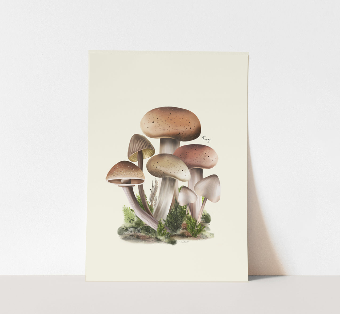 Fungi Flower Art Print - Studio Q - Art by Nicky Quartermaine Scott