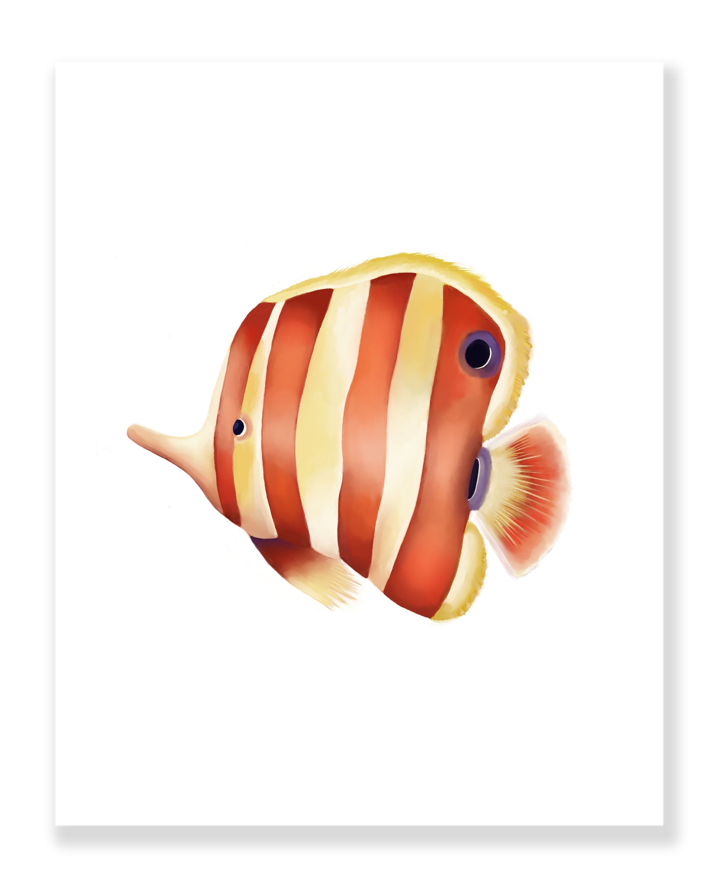 Angelfish Nursery Print - Studio Q - Art by Nicky Quartermaine Scott