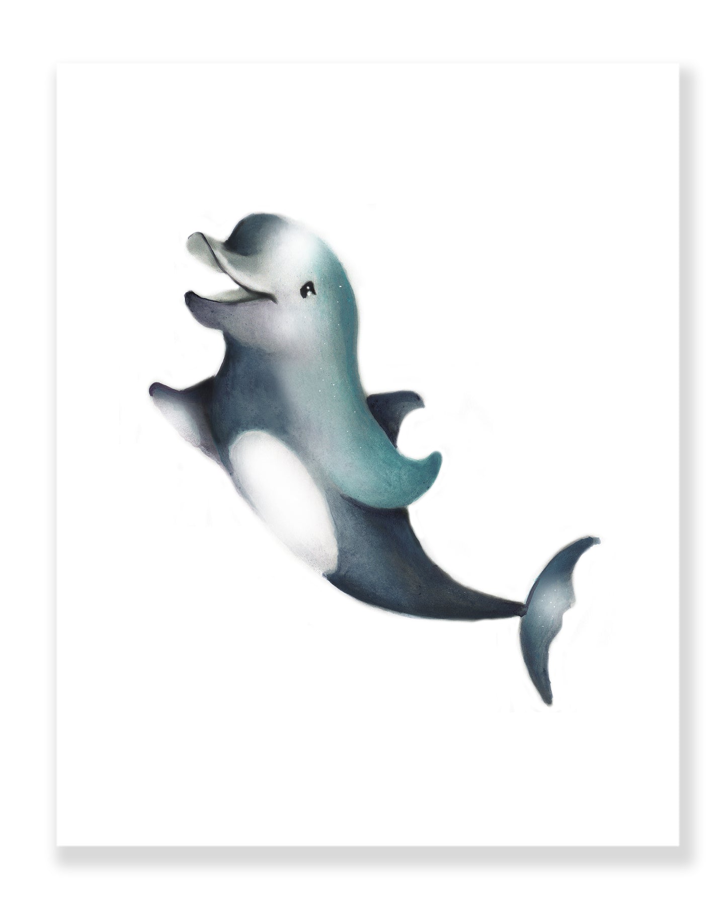Dolphin Nursery Print - Studio Q - Art by Nicky Quartermaine Scott