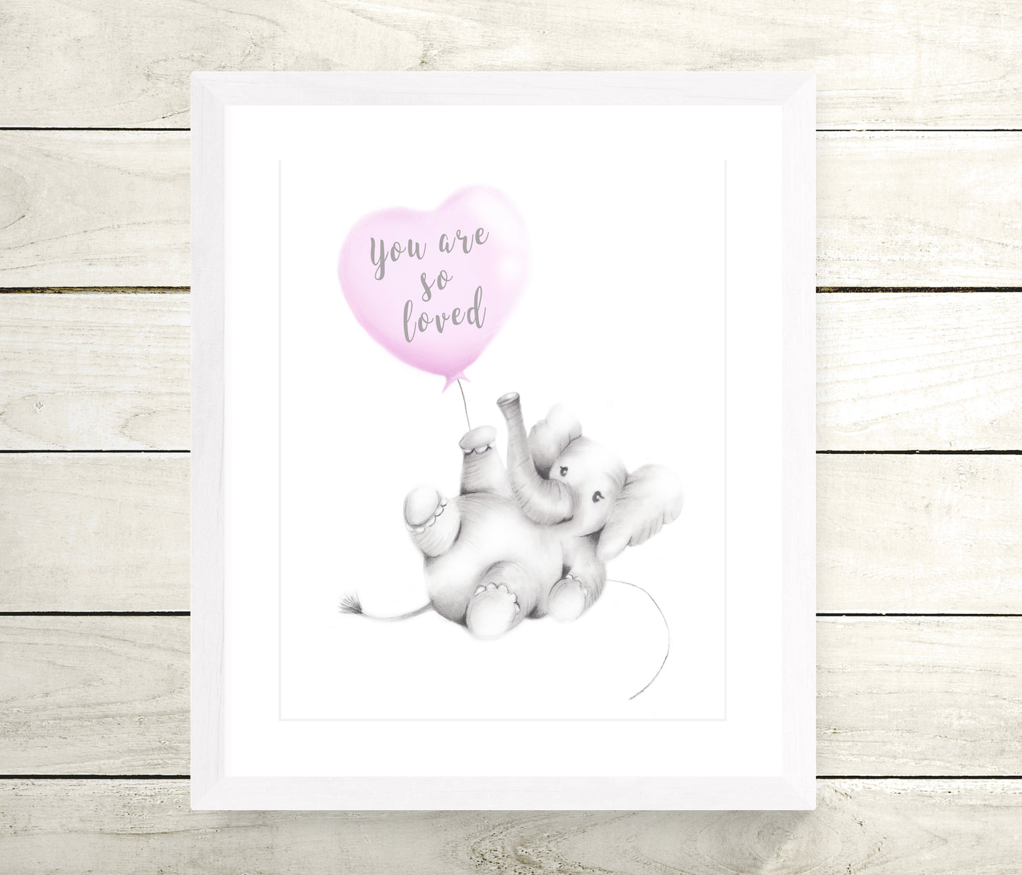 Baby Elephant You are so Loved - Studio Q - Art by Nicky Quartermaine Scott