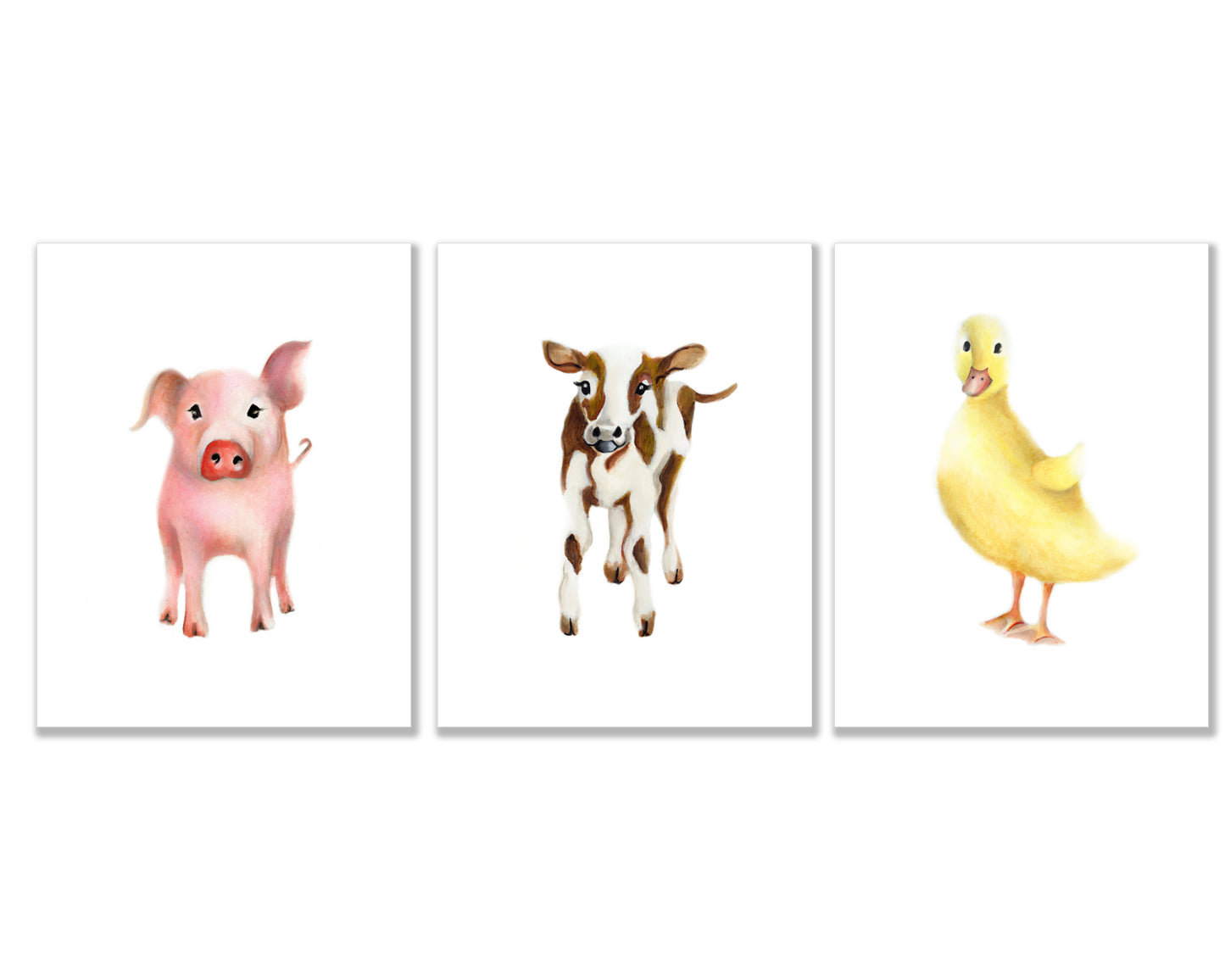 Farm Nursery Art Set of 3 Prints - Studio Q - Art by Nicky Quartermaine Scott