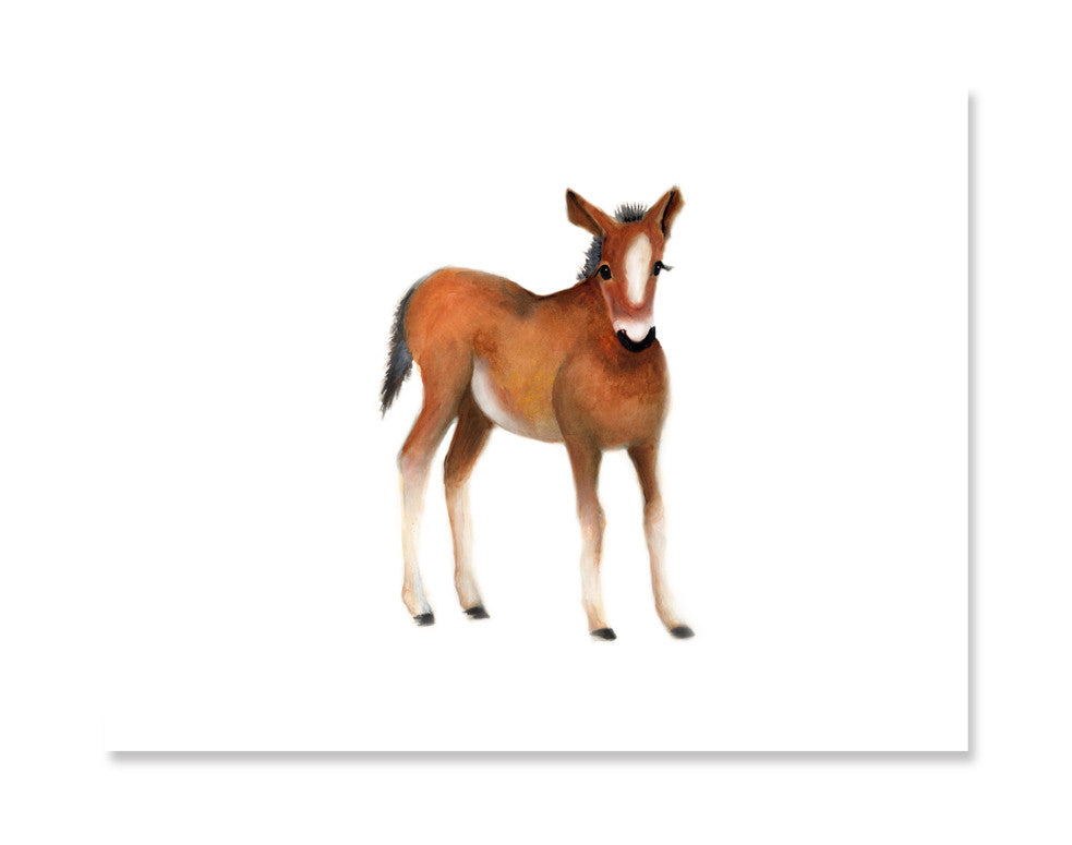 Horse Nursery Art Print - Studio Q - Art by Nicky Quartermaine Scott