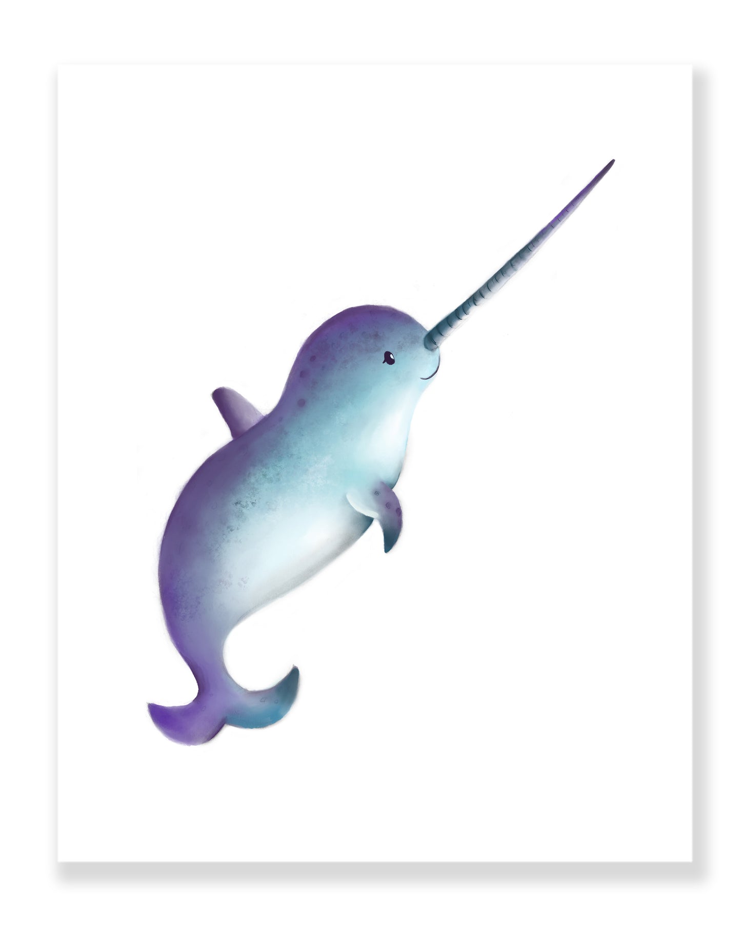 Narwhal Nursery Print - Studio Q - Art by Nicky Quartermaine Scott