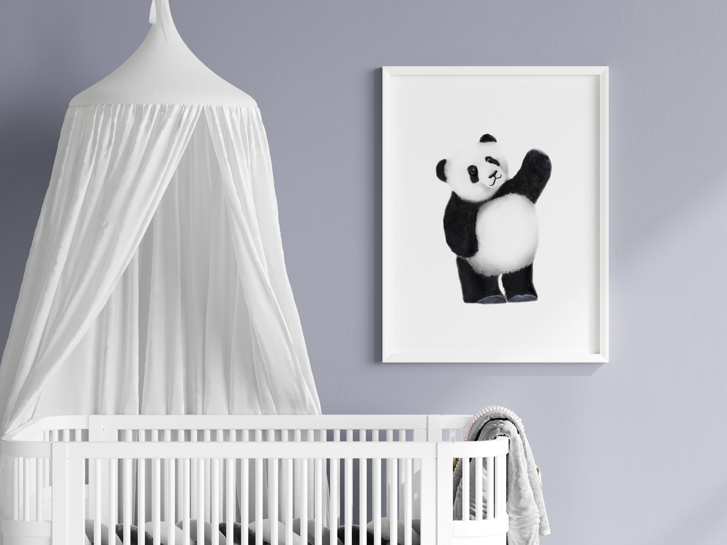Panda Nursery Art Print- Studio Q - Art by Nicky Quartermaine Scott