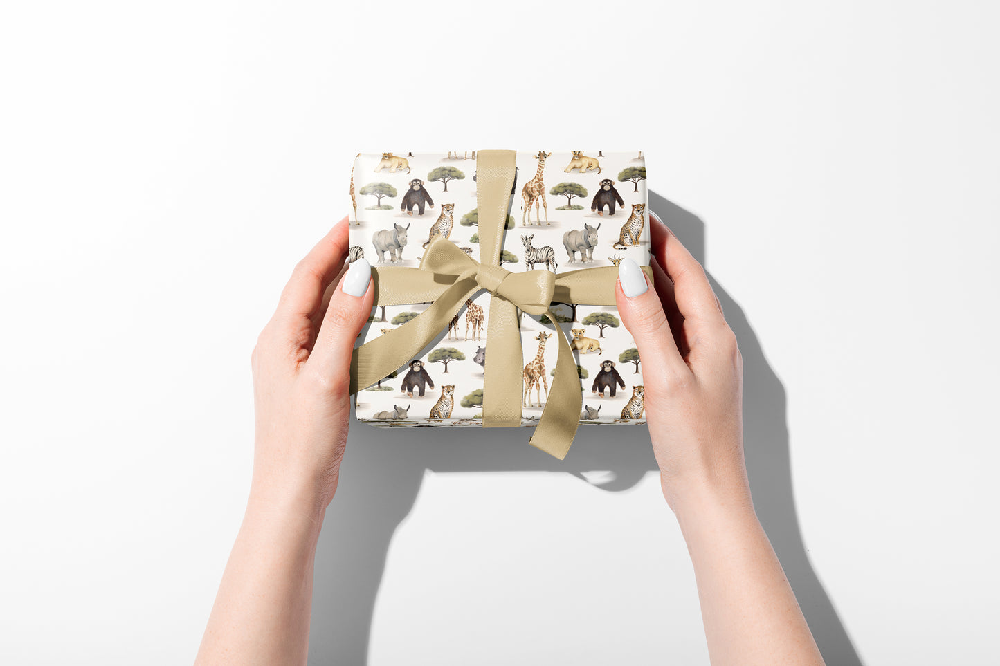 Safari Wild Wrapping Paper- Studio Q - Art by Nicky Quartermaine Scott