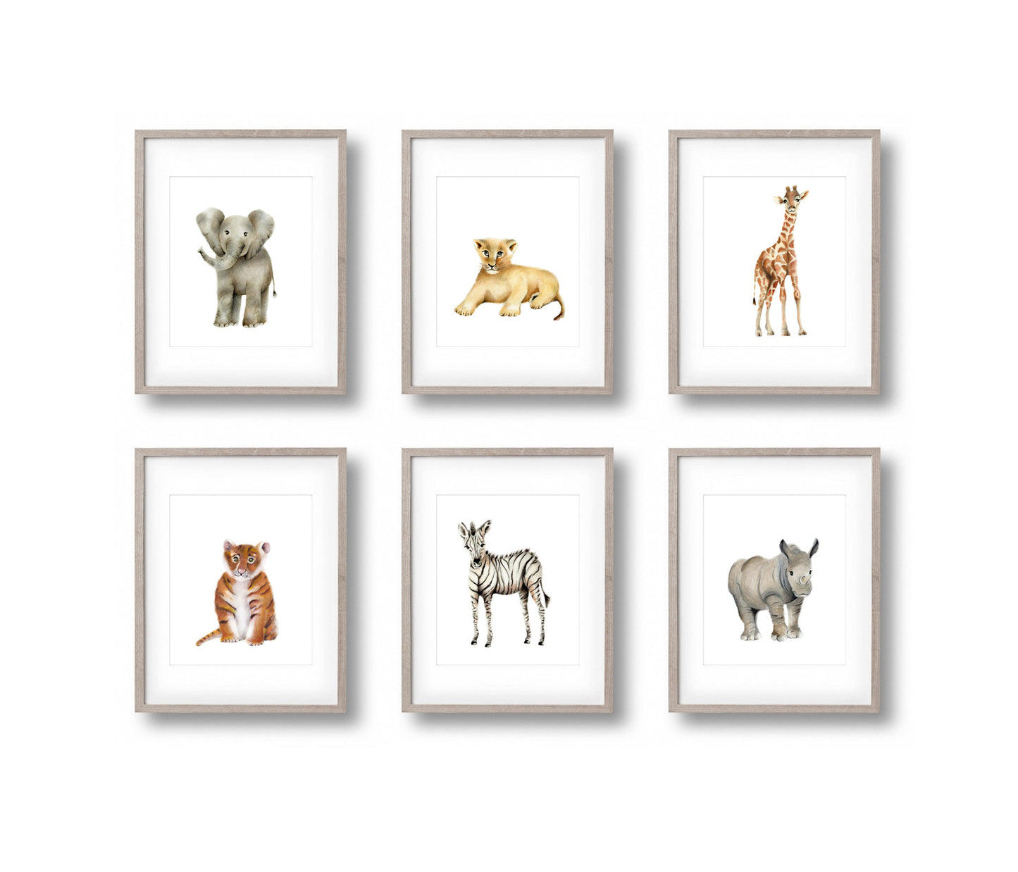 Rhino Nursery Art Print - Studio Q - Art by Nicky Quartermaine Scott