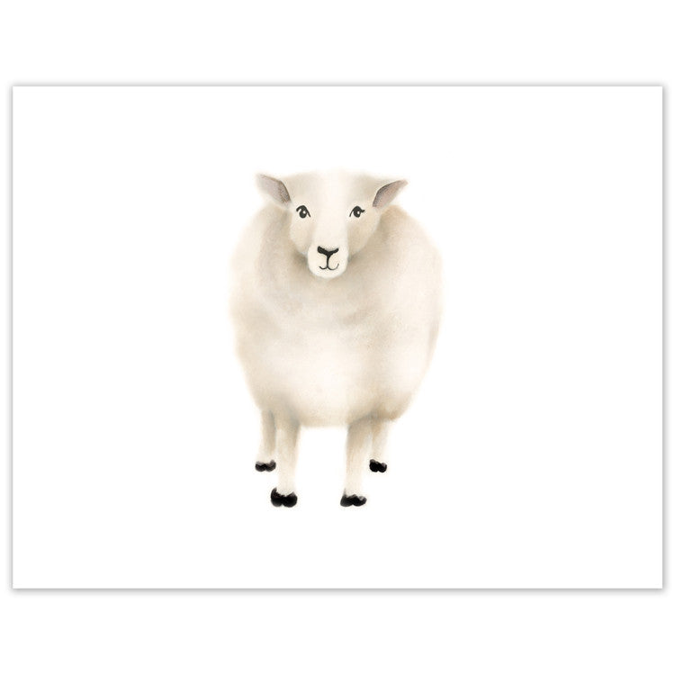 Sheep Nursery Art Print 2 - Studio Q - Art by Nicky Quartermaine Scott