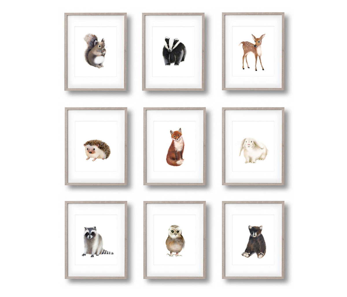 Badger Nursery Art Print - Studio Q - Art by Nicky Quartermaine Scott