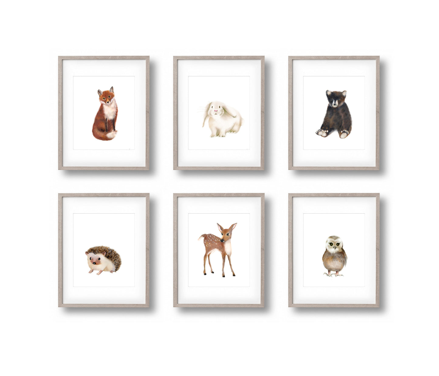 Baby Owl Nursery Art Print - Studio Q - Art by Nicky Quartermaine Scott