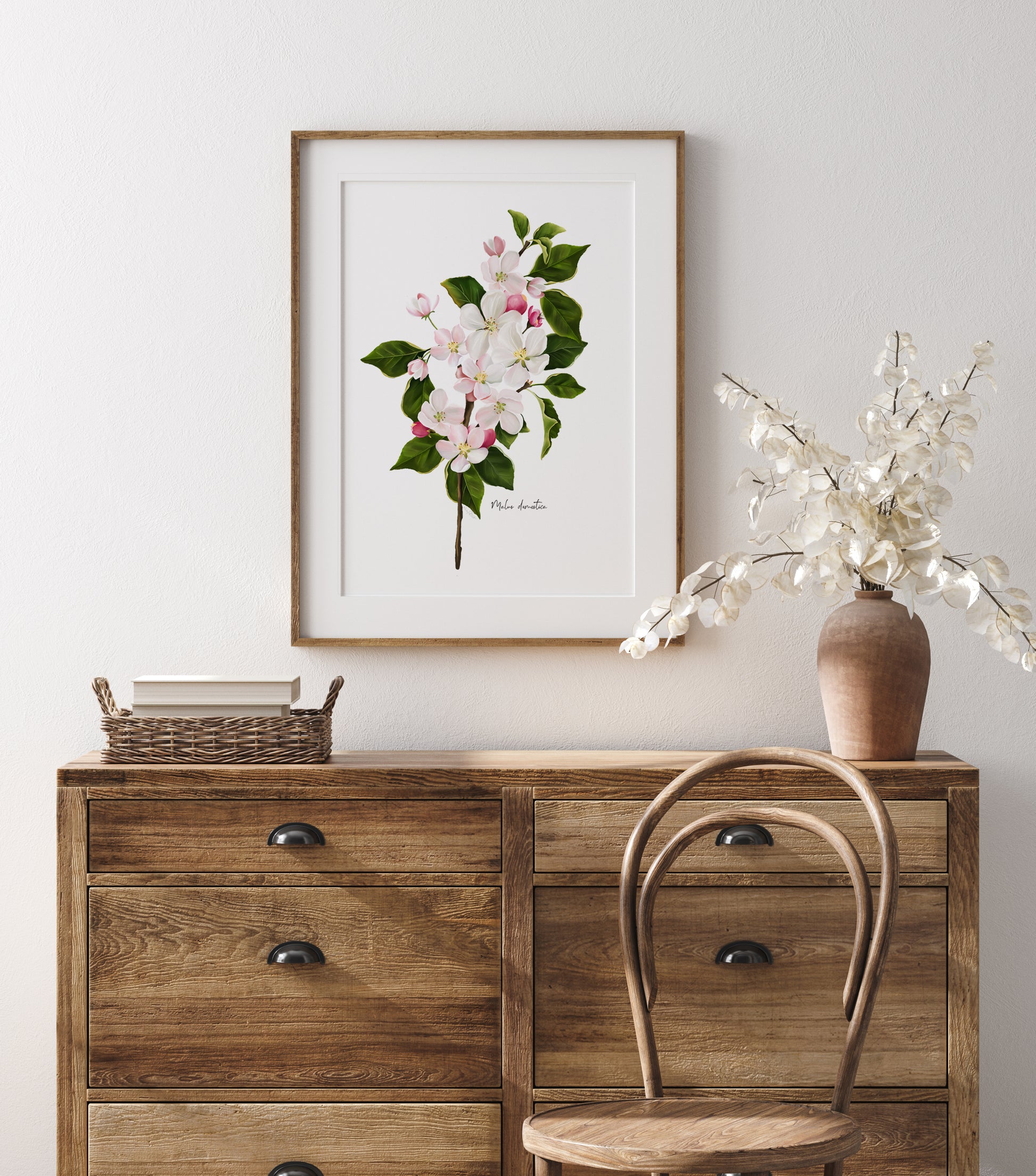 Apple Blossom Wall Art Print - Studio Q - Art by Nicky Quartermaine Scott