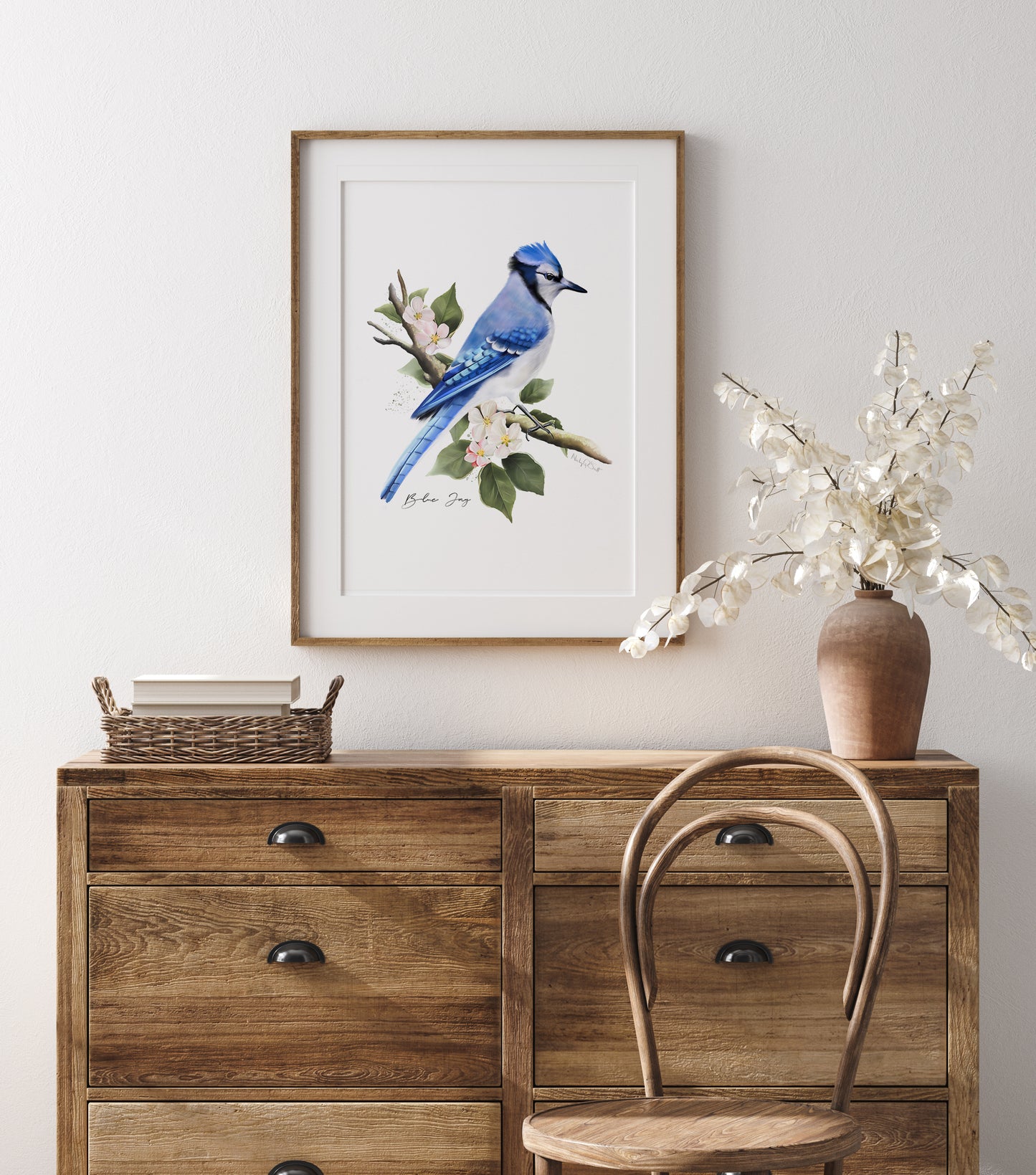 Blue Jay Bird Art Print