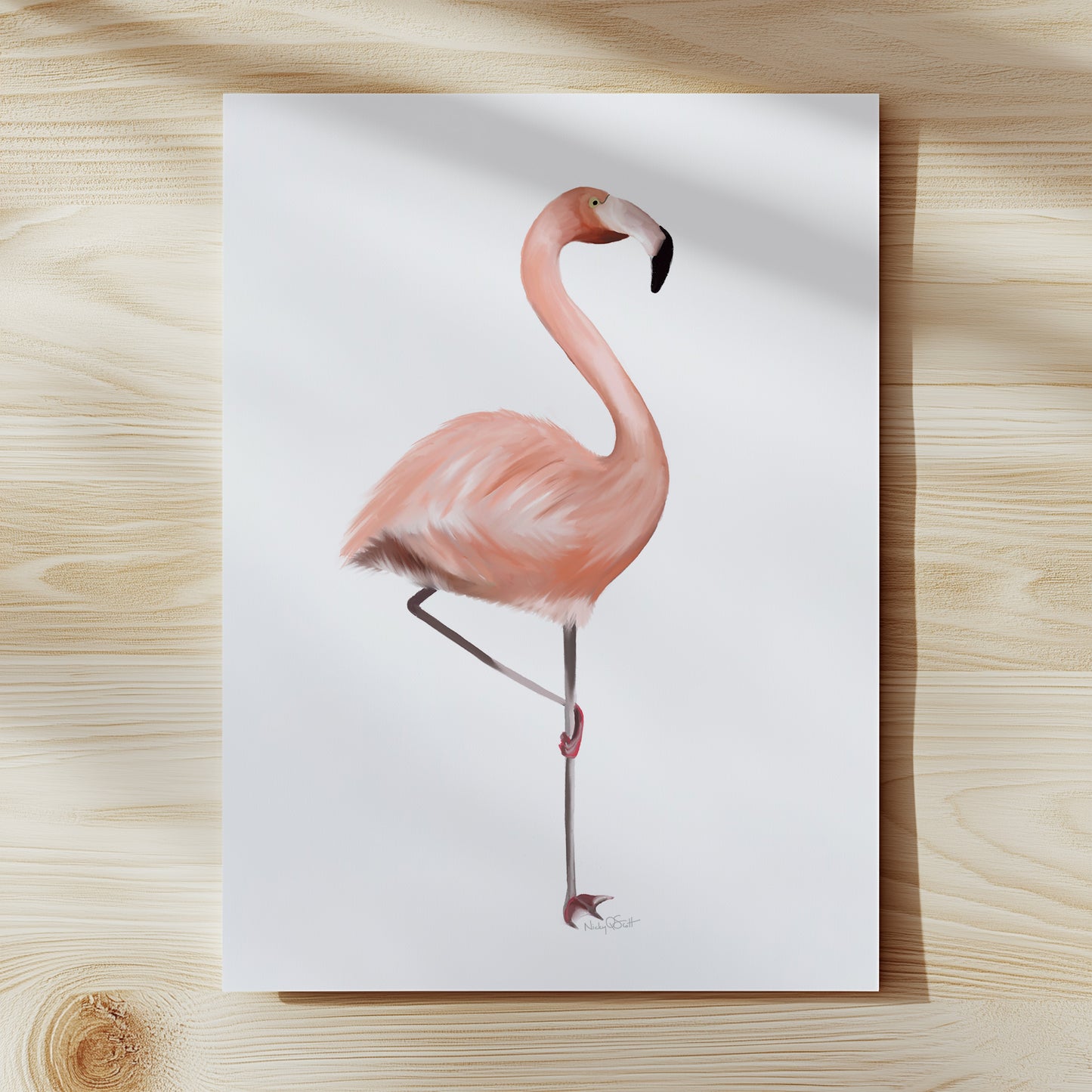 Flamingo Bird Art Print