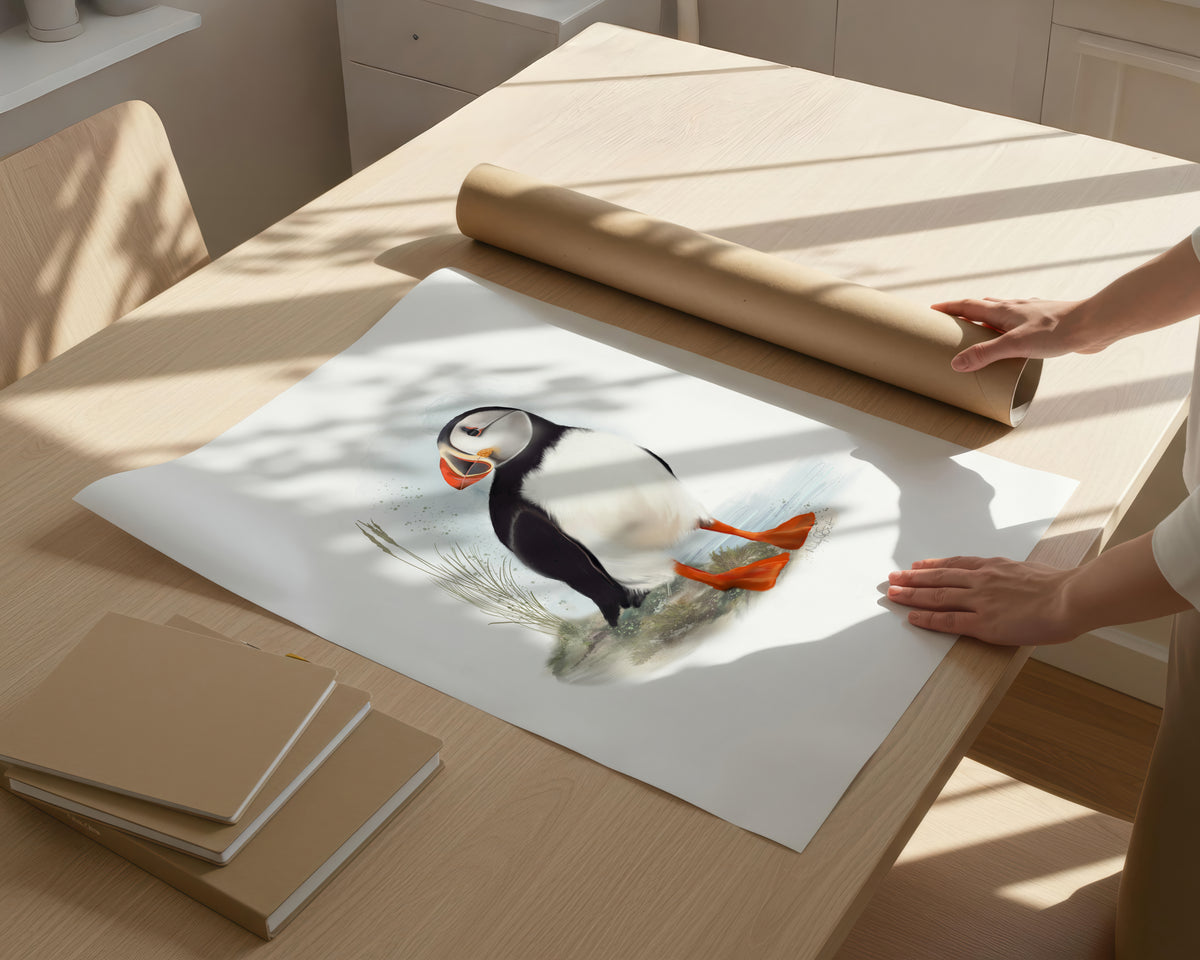 Puffin Art Print