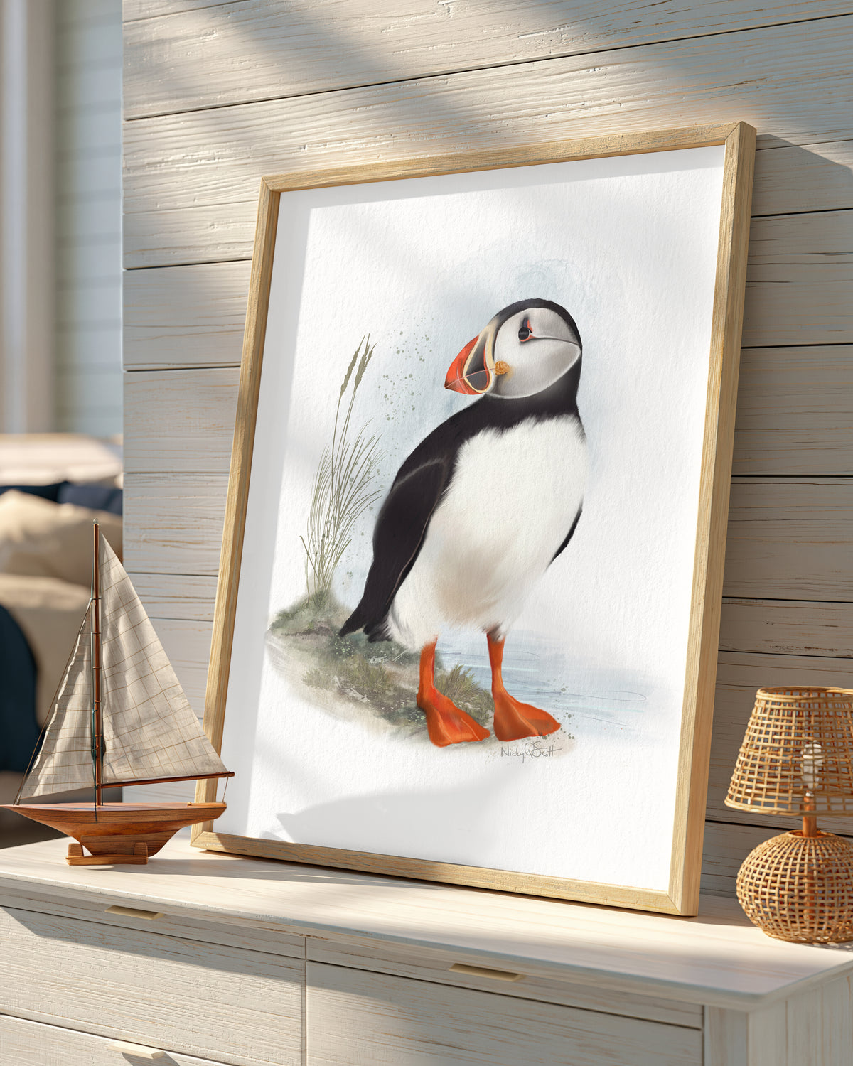 Puffin Art Print