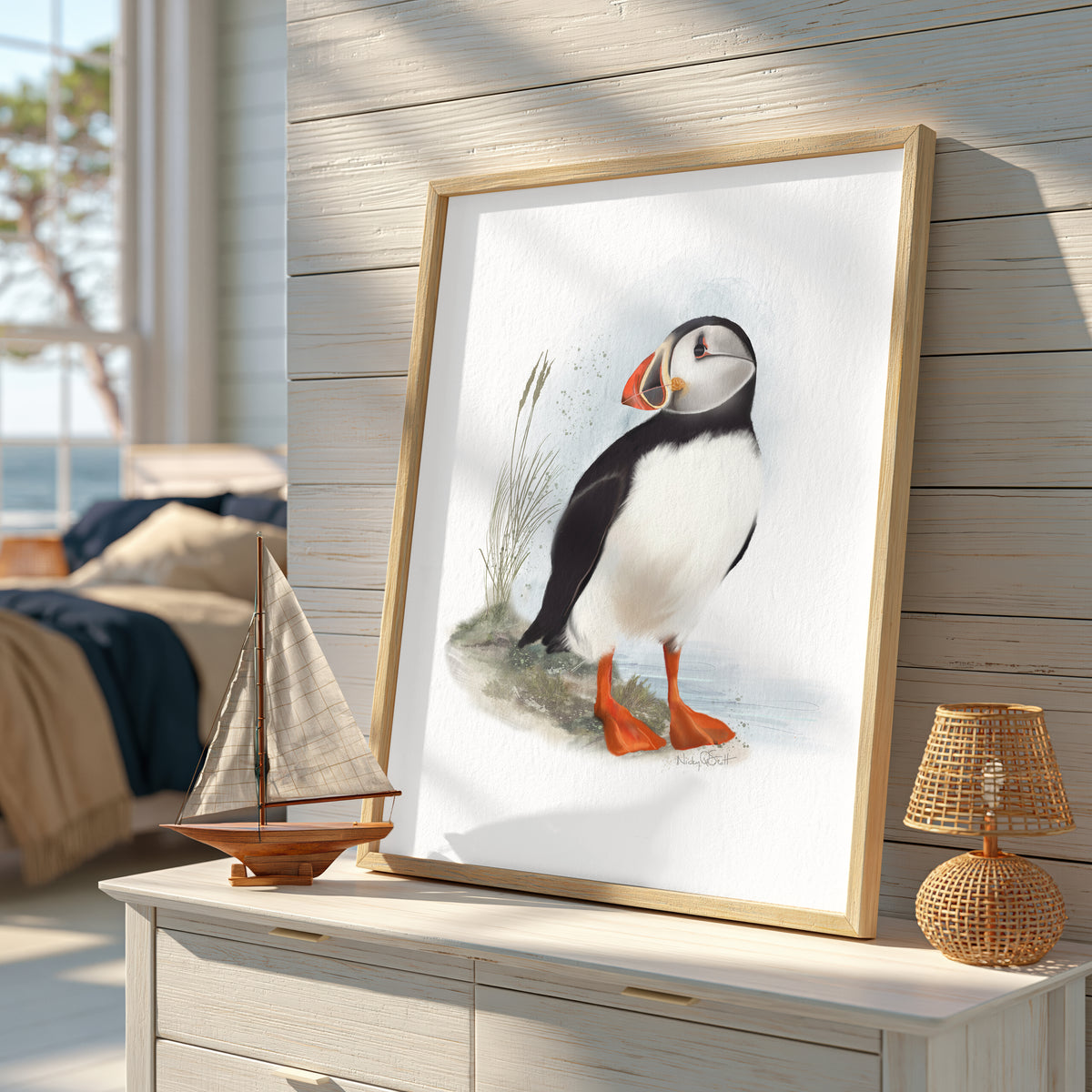 Puffin Art Print