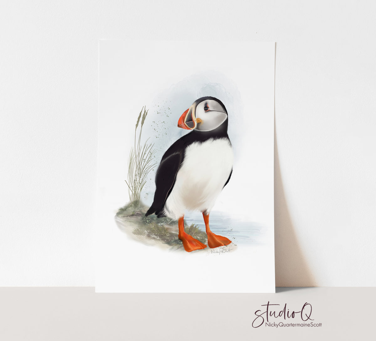 Puffin Art Print