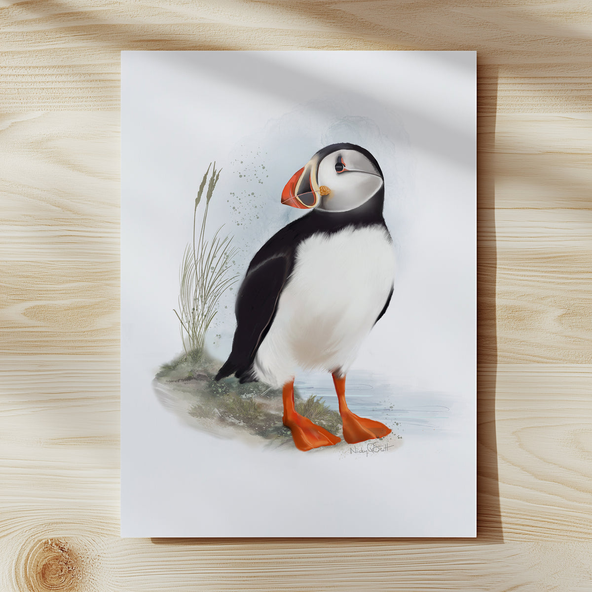 Puffin Art Print