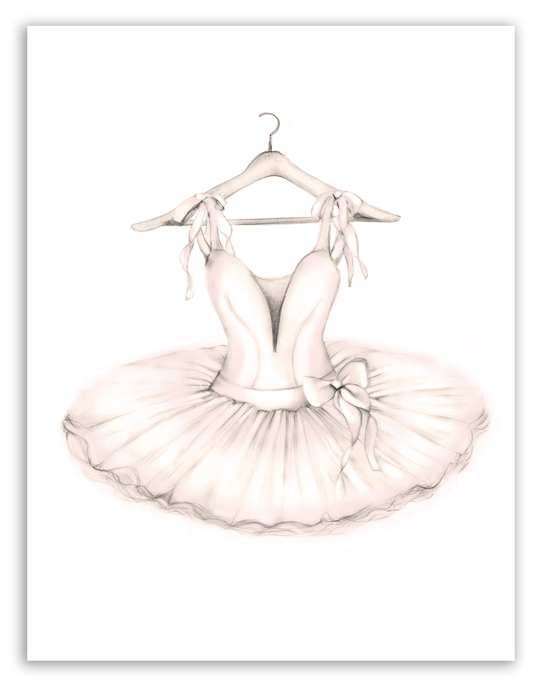 Ballet Tutu Art Print - Studio Q - Art by Nicky Quartermaine Scott