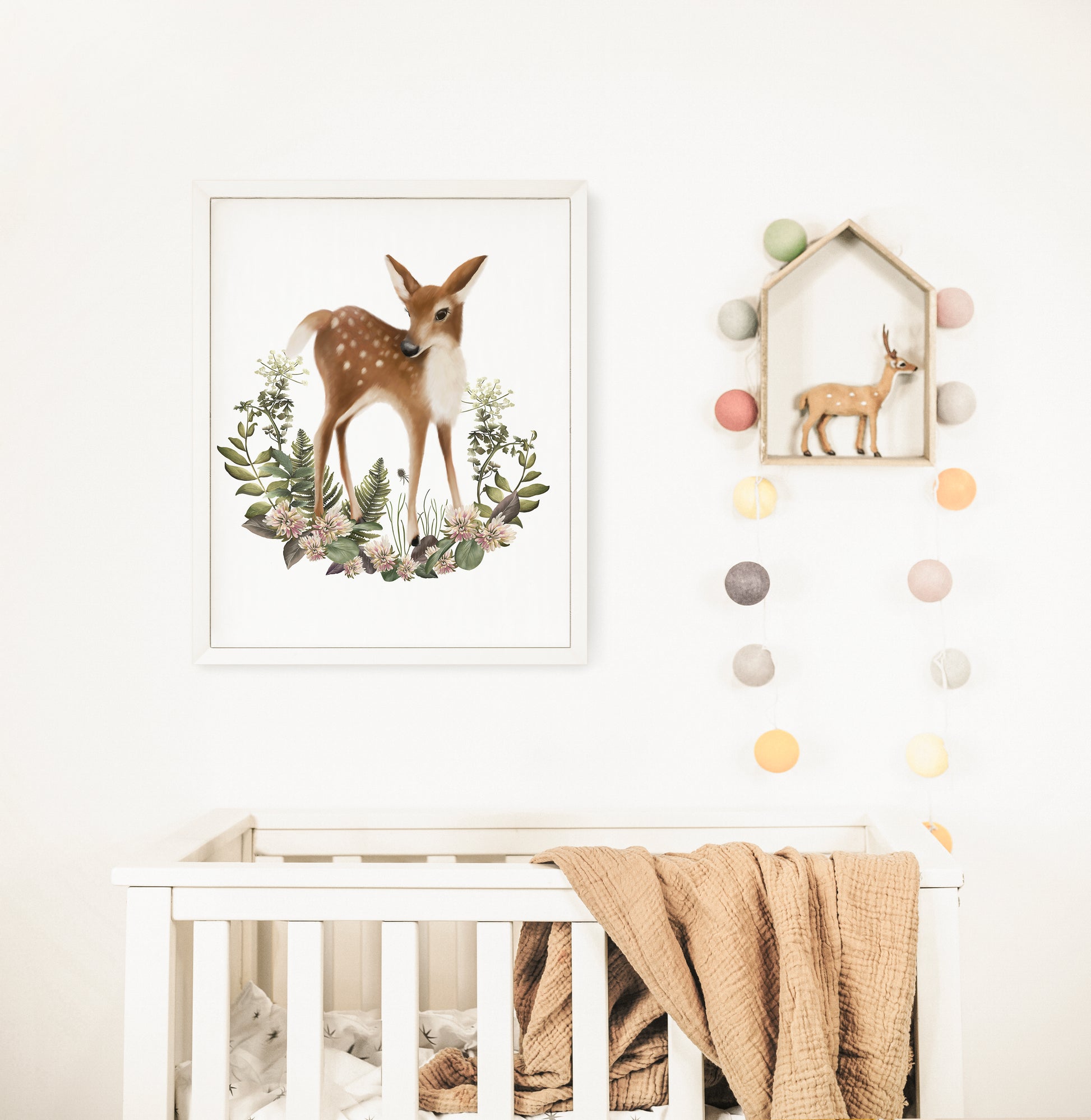 Bramble Deer Art Print- Studio Q - Art by Nicky Quartermaine Scott