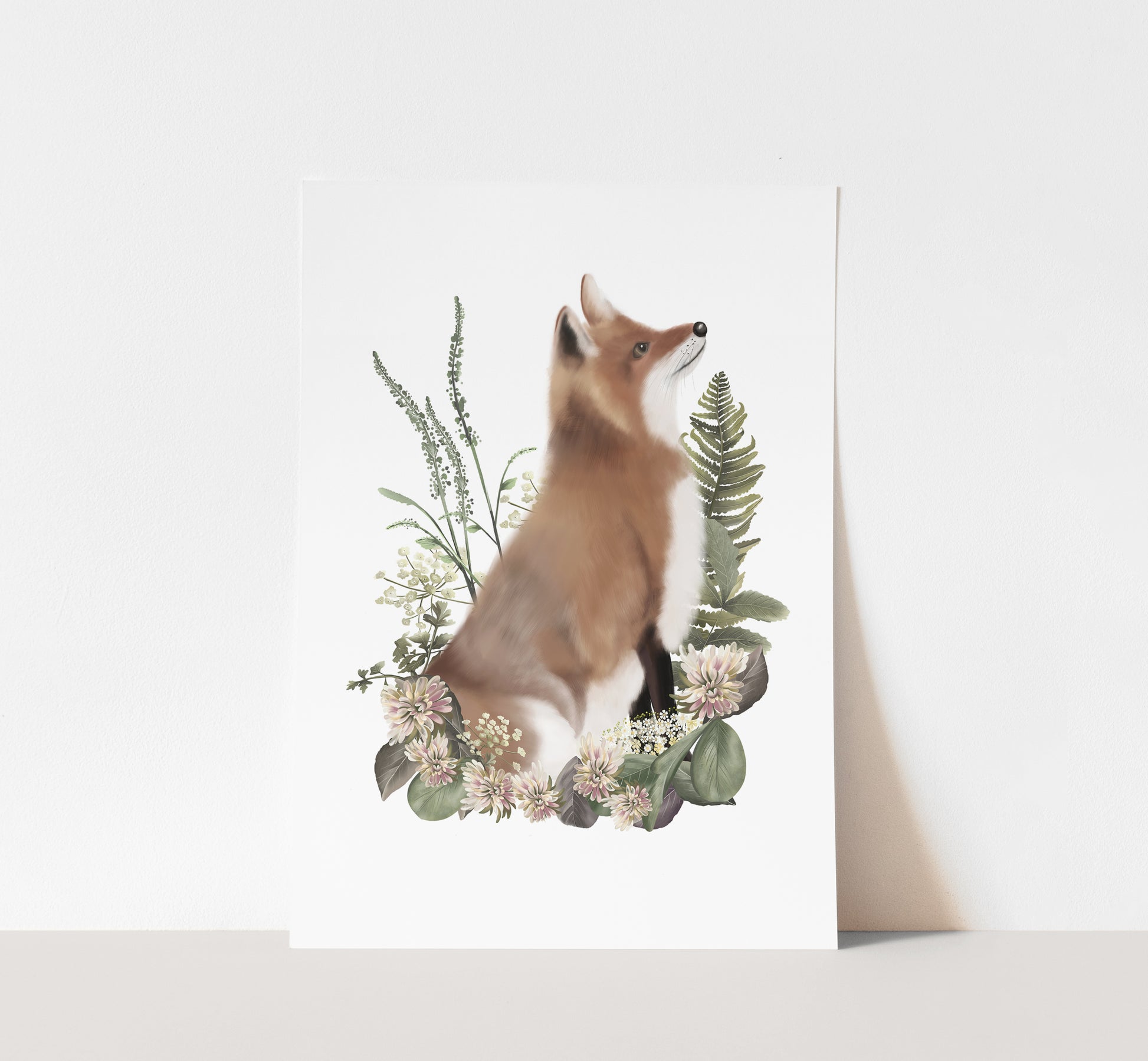 Bramble Fox Art Print- Studio Q - Art by Nicky Quartermaine Scott