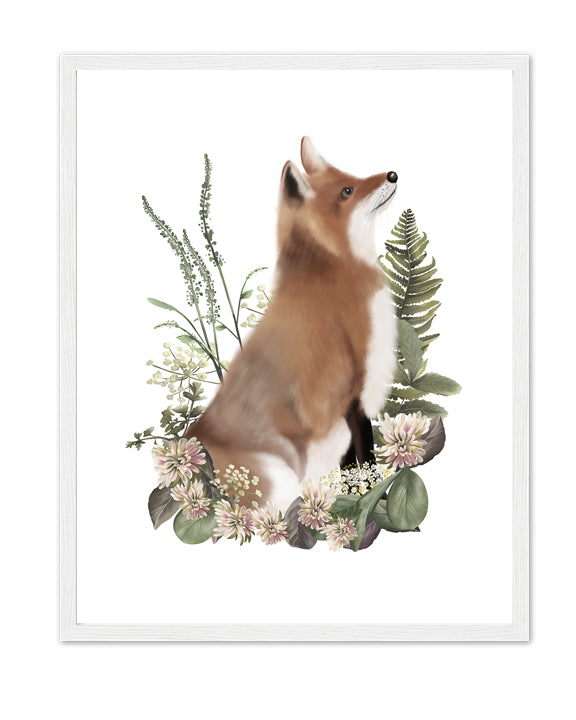 Bramble Fox Art Print- Studio Q - Art by Nicky Quartermaine Scott