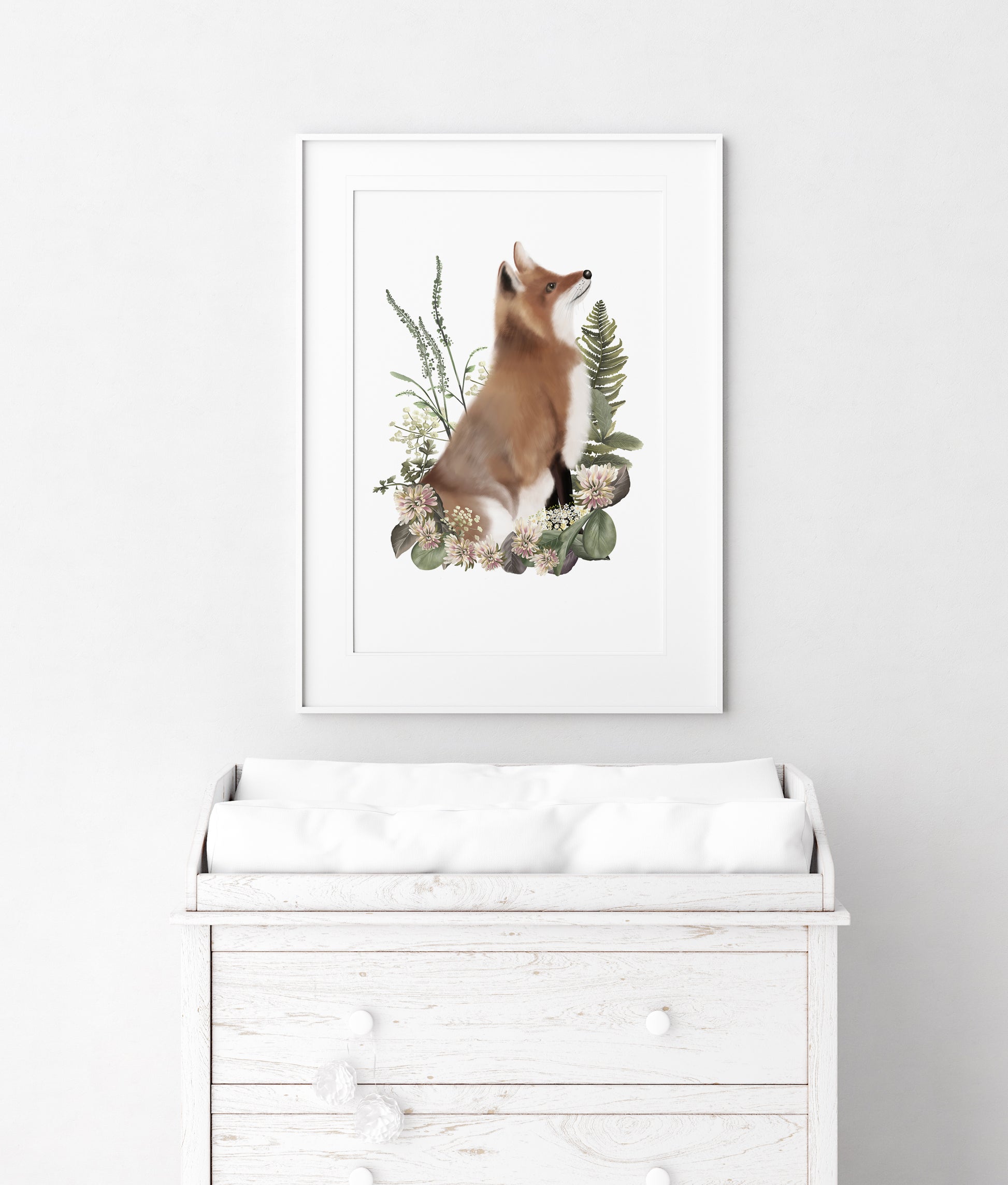 Bramble Fox Art Print- Studio Q - Art by Nicky Quartermaine Scott
