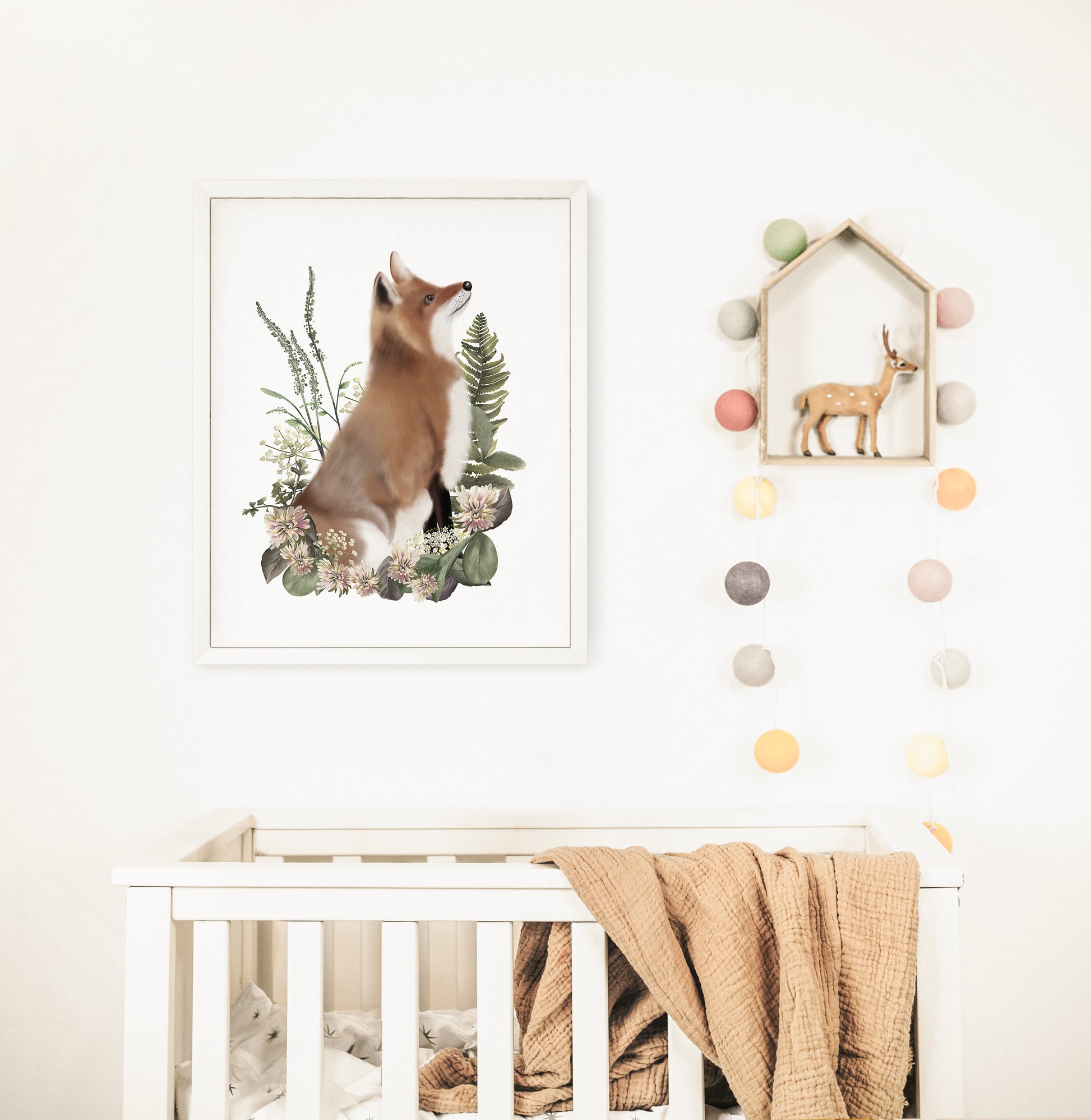 Bramble Fox Art Print- Studio Q - Art by Nicky Quartermaine Scott