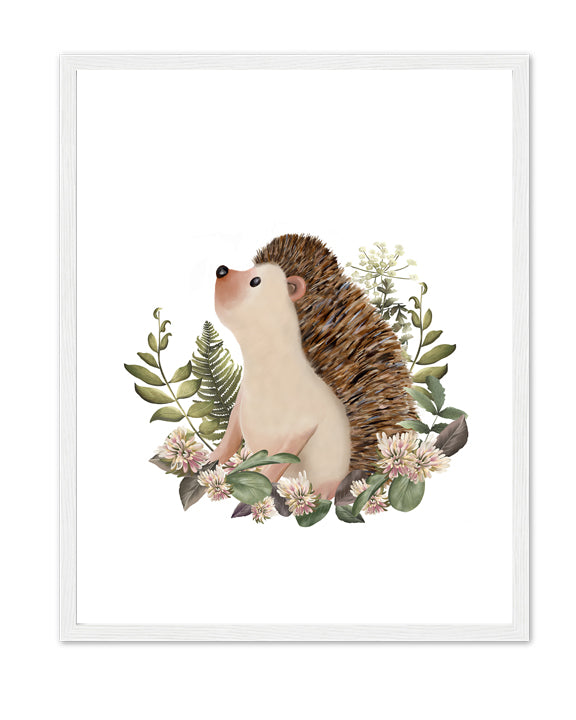 Bramble Hedgehog Art Print- Studio Q - Art by Nicky Quartermaine Scott