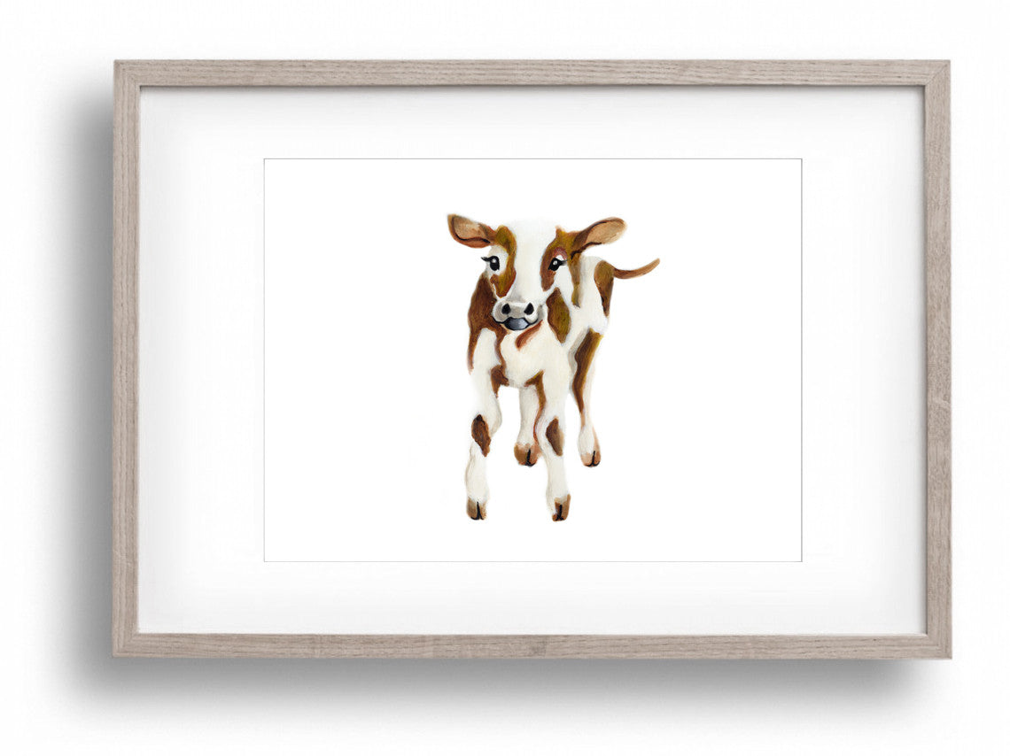 Cow Nursery Art Print - Studio Q - Art by Nicky Quartermaine Scott
