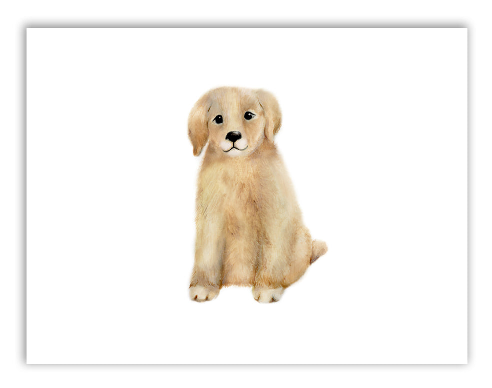 Puppy Nursery Art Print - Studio Q - Art by Nicky Quartermaine Scott