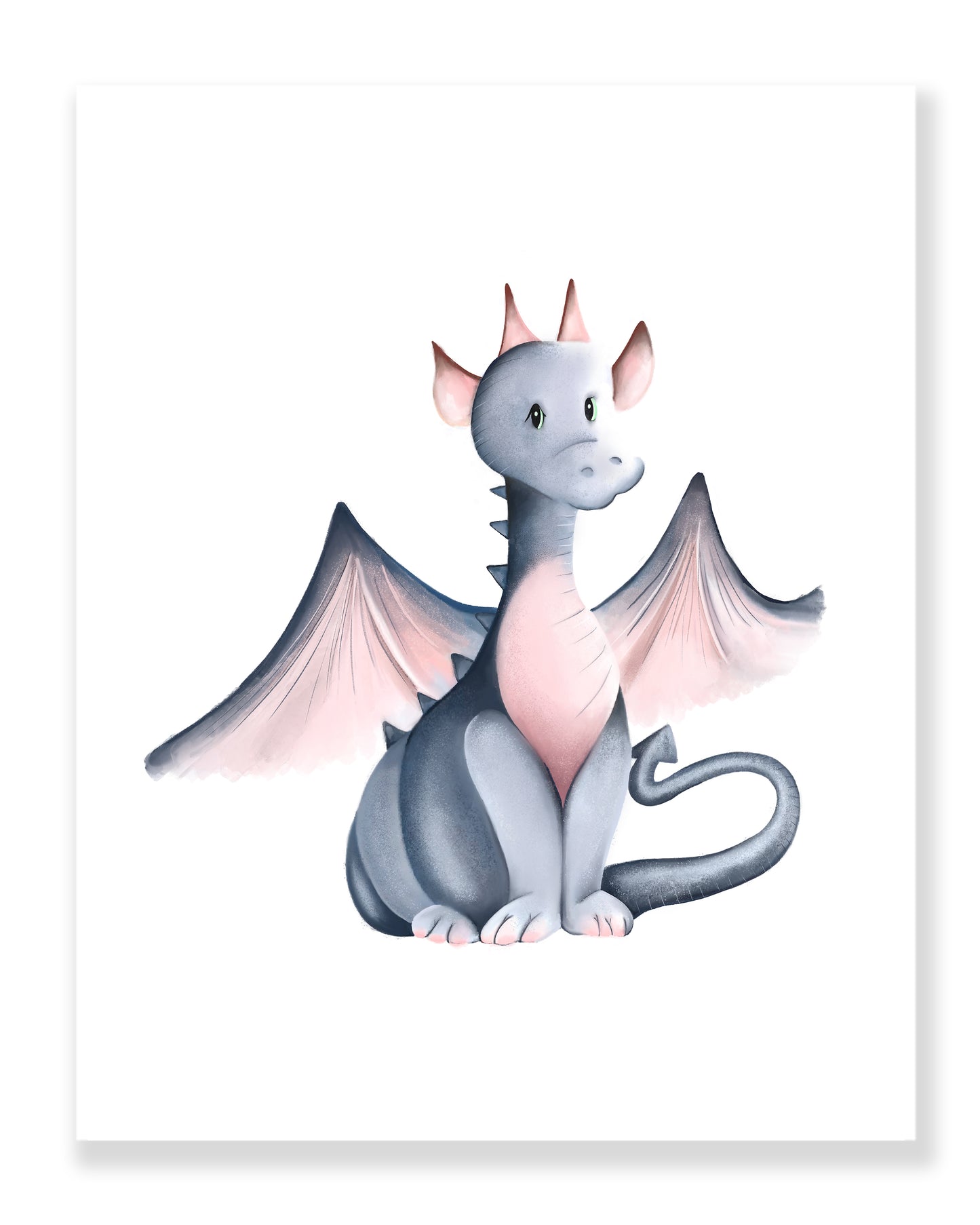 Dragon Nursery Art Print - Studio Q - Art by Nicky Quartermaine Scott