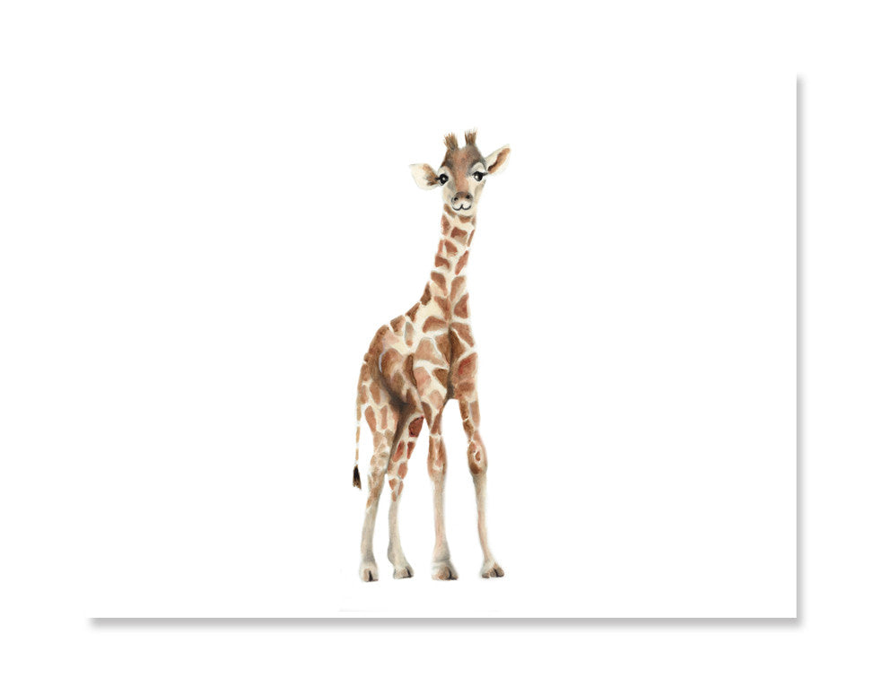 Giraffe Nursery Art Print - Studio Q - Art by Nicky Quartermaine Scott