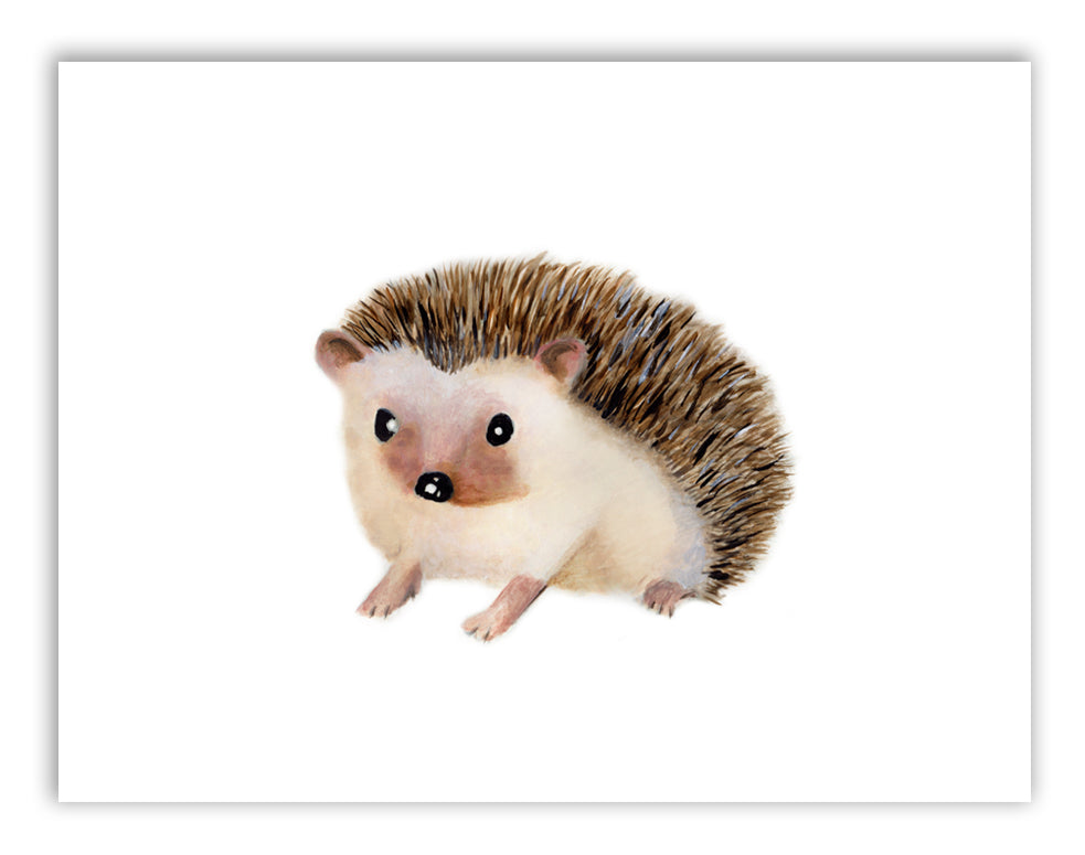Hedgehog Nursery Art Print - Studio Q - Art by Nicky Quartermaine Scott