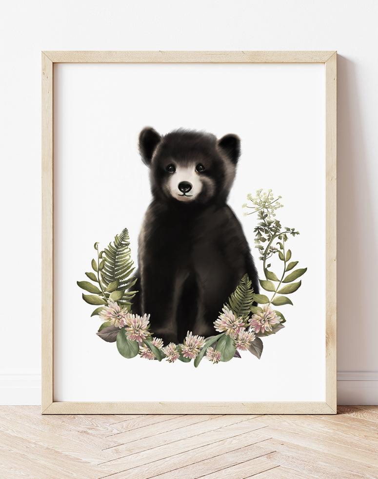 Bramble Bear Art Print- Studio Q - Art by Nicky Quartermaine Scott