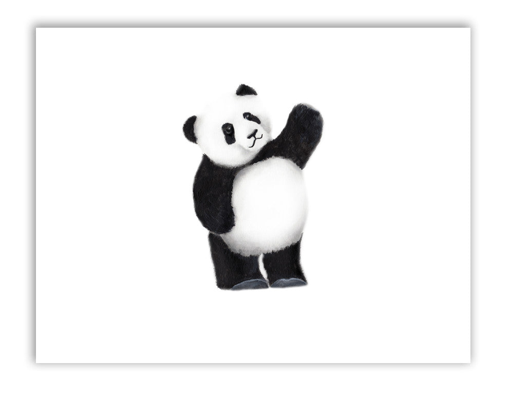 Panda Nursery Art Print - Studio Q - Art by Nicky Quartermaine Scott