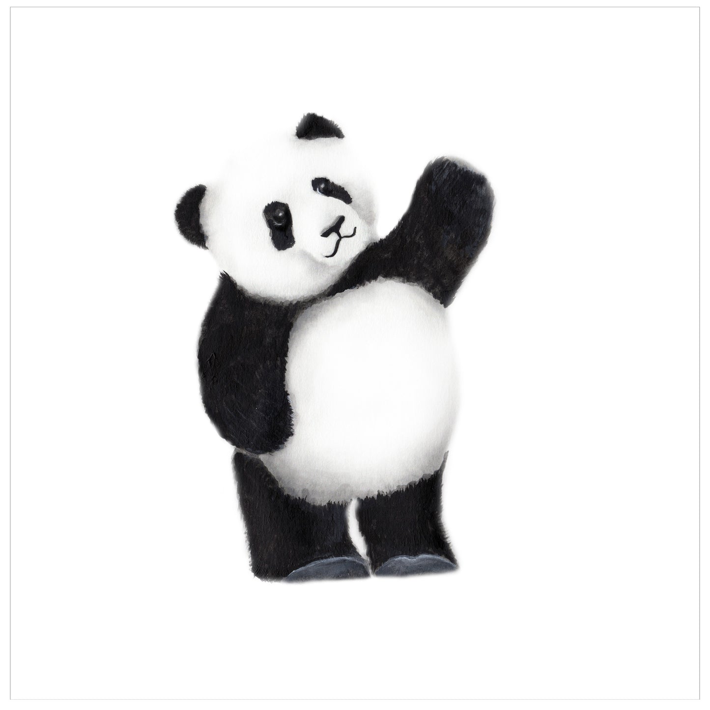 Panda Nursery Art Print - Studio Q - Art by Nicky Quartermaine Scott