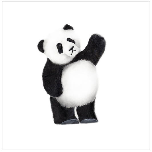 Panda Nursery Art Print - Studio Q - Art by Nicky Quartermaine Scott
