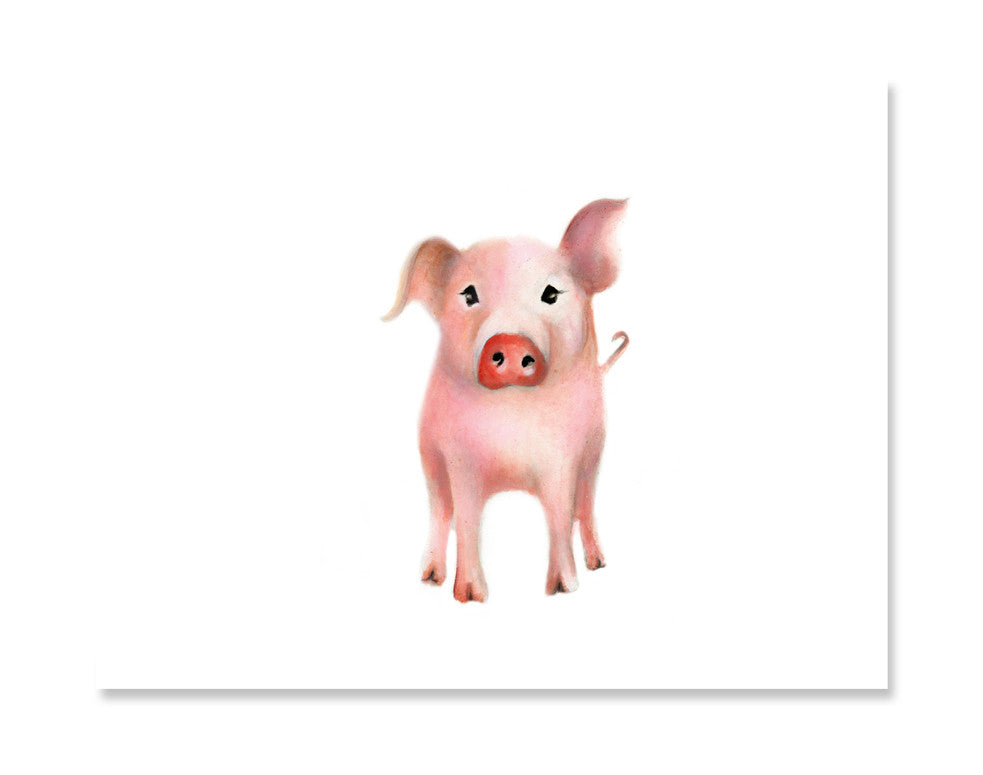 Piglet Nursery Art Print - Studio Q - Art by Nicky Quartermaine Scott