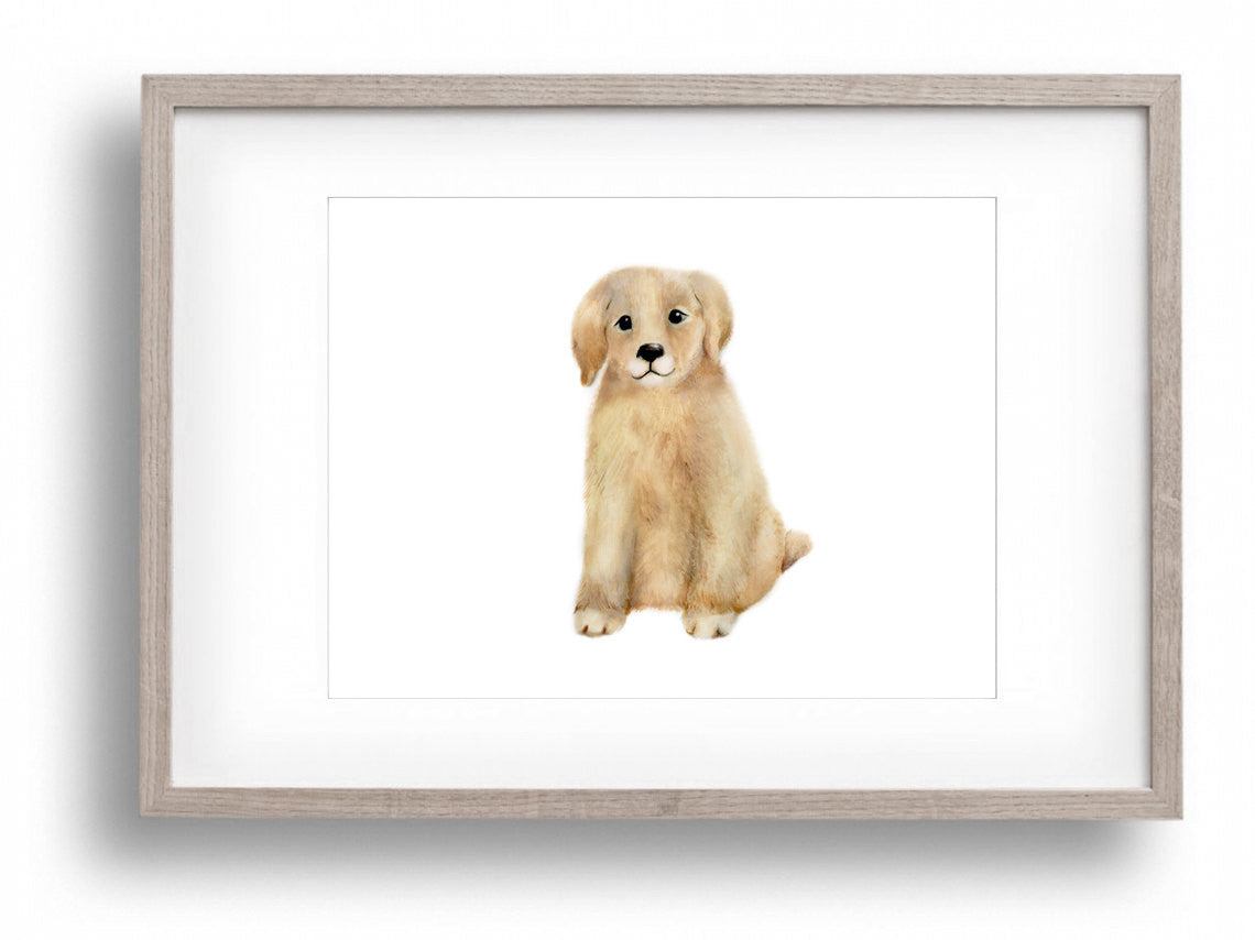 Puppy Nursery Art Print - Studio Q - Art by Nicky Quartermaine Scott